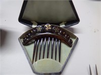 Victorian Hair Clip with Holder