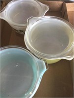 Pyrex covered dishes