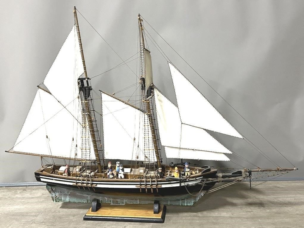 Large Clipper Ship Model.