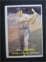 1957 TOPPS #72 BILL TUTTLE DETROIT TIGERS