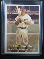 1957 TOPPS #45 CARL FURILLO DODGERS