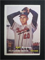 1957 TOPPS #68 RAY CRONE MILWAUKEE BRAVES