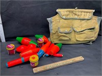 Fishing bag and contents