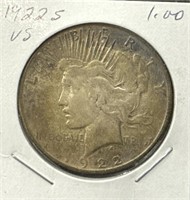 USA 1922 Silver Peace Dollar!