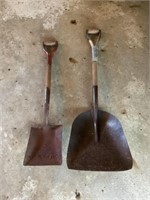 Two shovels