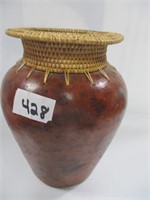 Vase w/ Sewn Top