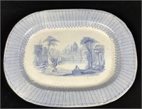 Large Antique Transferware Platter