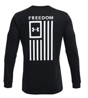 Under Armour 2x-large Blk Freedom Flag Long Sleeve