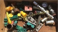 Hydraulic fittings and brackets