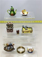 Trinket box Limoges and more.