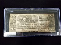 1836 The Washington County Bank $10 Note