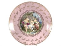 12" Hanging Plate w Bathing Female Nudes