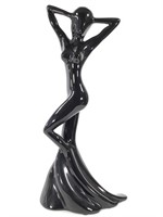 Jaru 1987 Glazed Ceramic Nude Statue 24" H