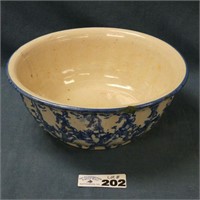 Spongeware Bowl - 11" Wide Has Chips