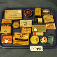 Various Tins - Watkins, Klutch, DeWitts, Etc.