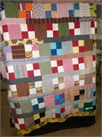 Hand-Stitched Quilt Top 71x84 - #6