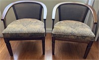 J - PAIR OF MATCHING OCCASIONAL CHAIRS (M8 1)