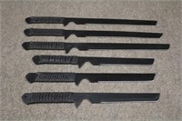 (6) Tanto Style Knifes Assorted Lengths