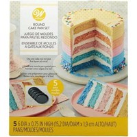 Wilton Easy Layers 5-Piece Cake Pan Set  6-Inch