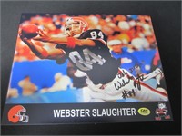 Webster Slaughter Signed 8x10 Photo CAS Witnessed