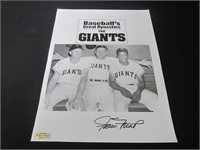 Willie Mays Signed Page Heritage COA