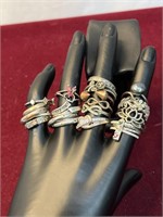 20+ Women’s Silver Toned Rings