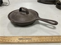 Unmarked Cast Iron #3 Skillet with Lid