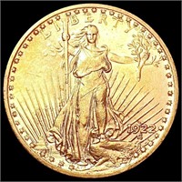 1922 $20 Gold Double Eagle CLOSELY UNCIRCULATED