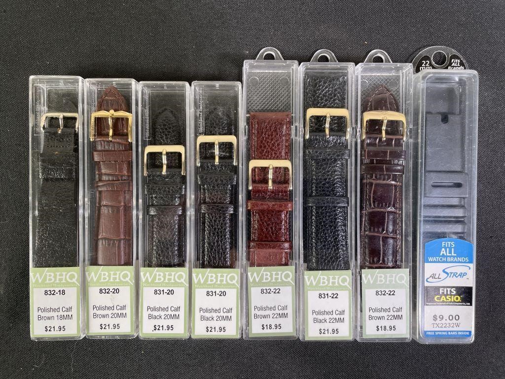 Watchband Headquarters New Leather Watch Bands (8)