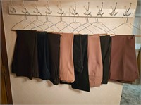 8 Pair of misc. Dress pants (sizes unk)