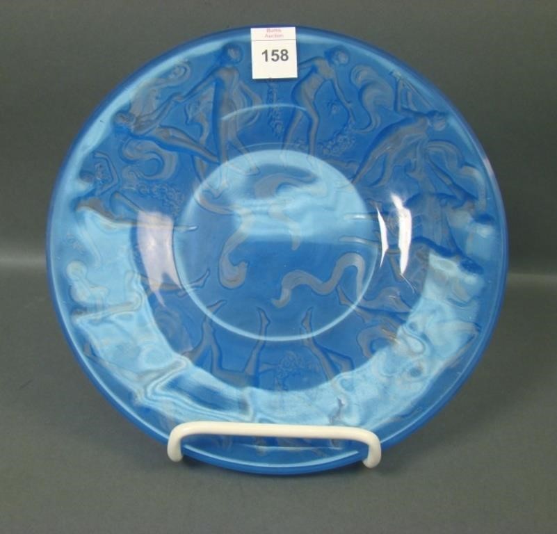 Consol. Reuben Blue Dancing Nymphs Plate