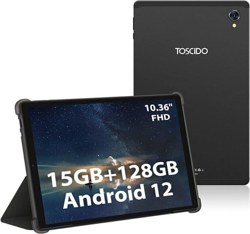 *TOSCIDO Android 12 Tablet 10.3 inch 15gb/128gb