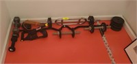 GROUP OF WEIGHT LIFTING EQUIPMENT