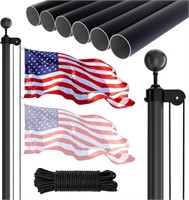 25FT Sectional Flag Pole Kit
