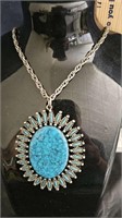 nice turquoise look like necklace