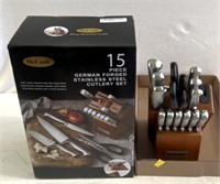 New 15 piece stainless steel cutlery set