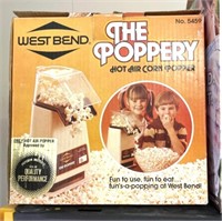 West Bend, the Poppy, hot air, corn popper