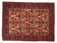Antique Afshar rug, approx. 4.8 x 6.4