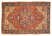 Antique Herez carpet, approx. 7.7 x 11.3