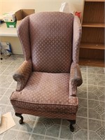 Vintage Wing Back Chair NEEDS CLEANED