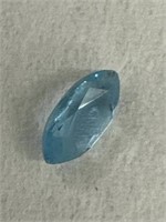 Beautiful light blue oval cut 1 ct topaz