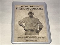 Babe Ruth Novelty Baseball Card