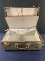 Vintage briefcase as found