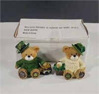 St. Patrick's Day Bears shelf sitters