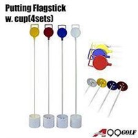 4sets of A99 Golf Practice Putting Flagstick w.