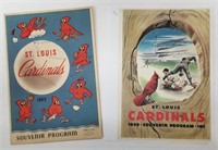 1952 St. Louis Cardinals Game Program