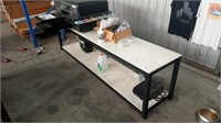 Timber Top 2 Tiered Preparation Bench Approx 3m