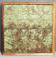 XL Embossed Metal Wall Art Panel