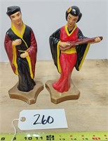 Pair Asian Figures