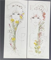 William W. Tara Lithographs Set of Two